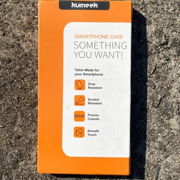 Kumeek iPhone 12 Clear Drop Resistant Smooth Touch Protection Case 6.1" - Picture 3 of 5